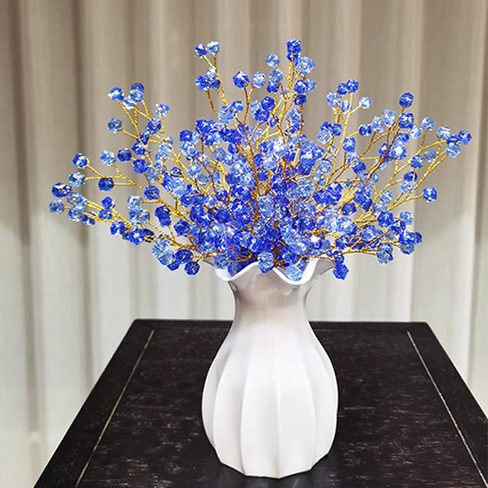 Amazon｜SWEXURY 16個 クリスタル 造花 ブーケ ハンドメイド アクリル